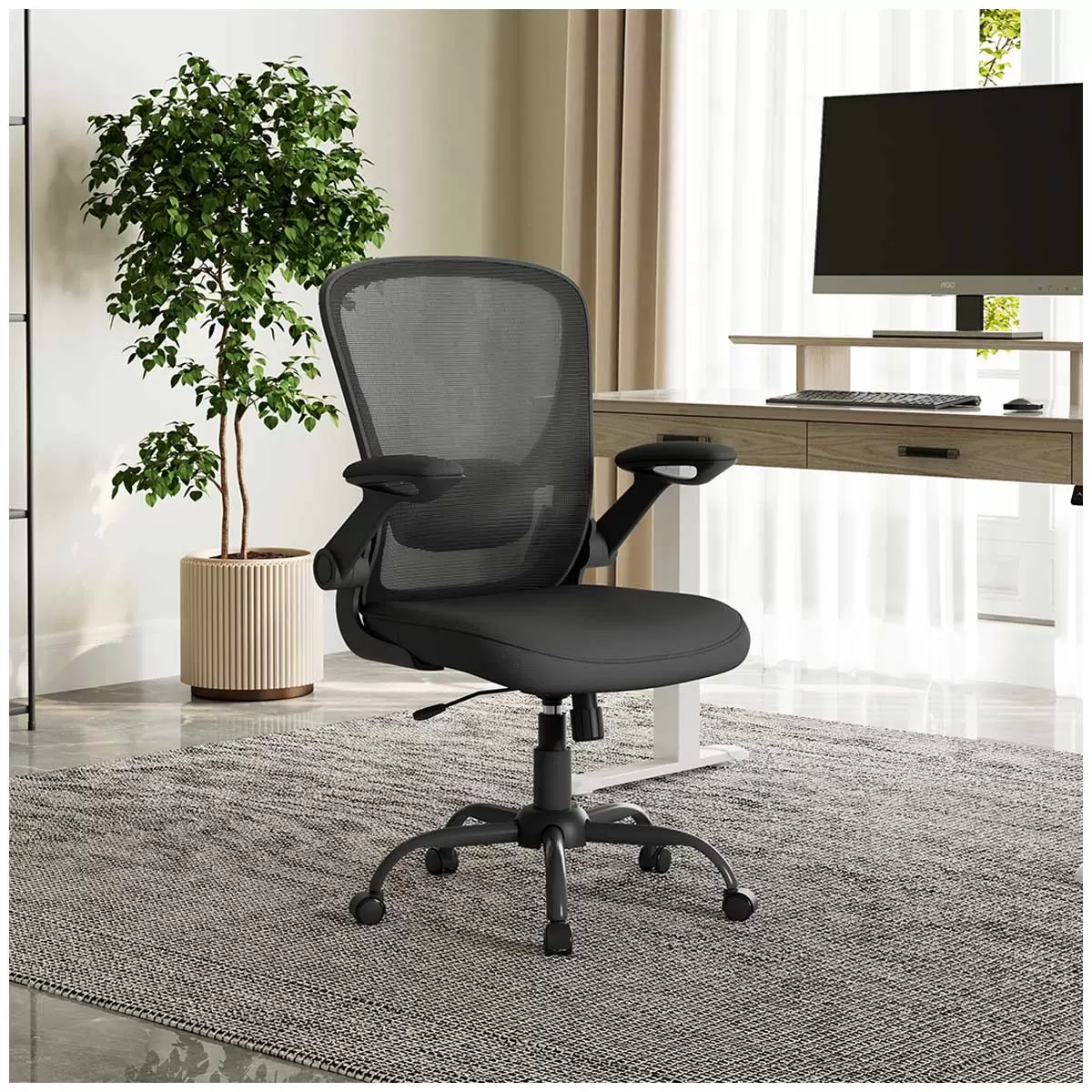 Eureka OC06 Onyx Ergonomic Task Chair Black