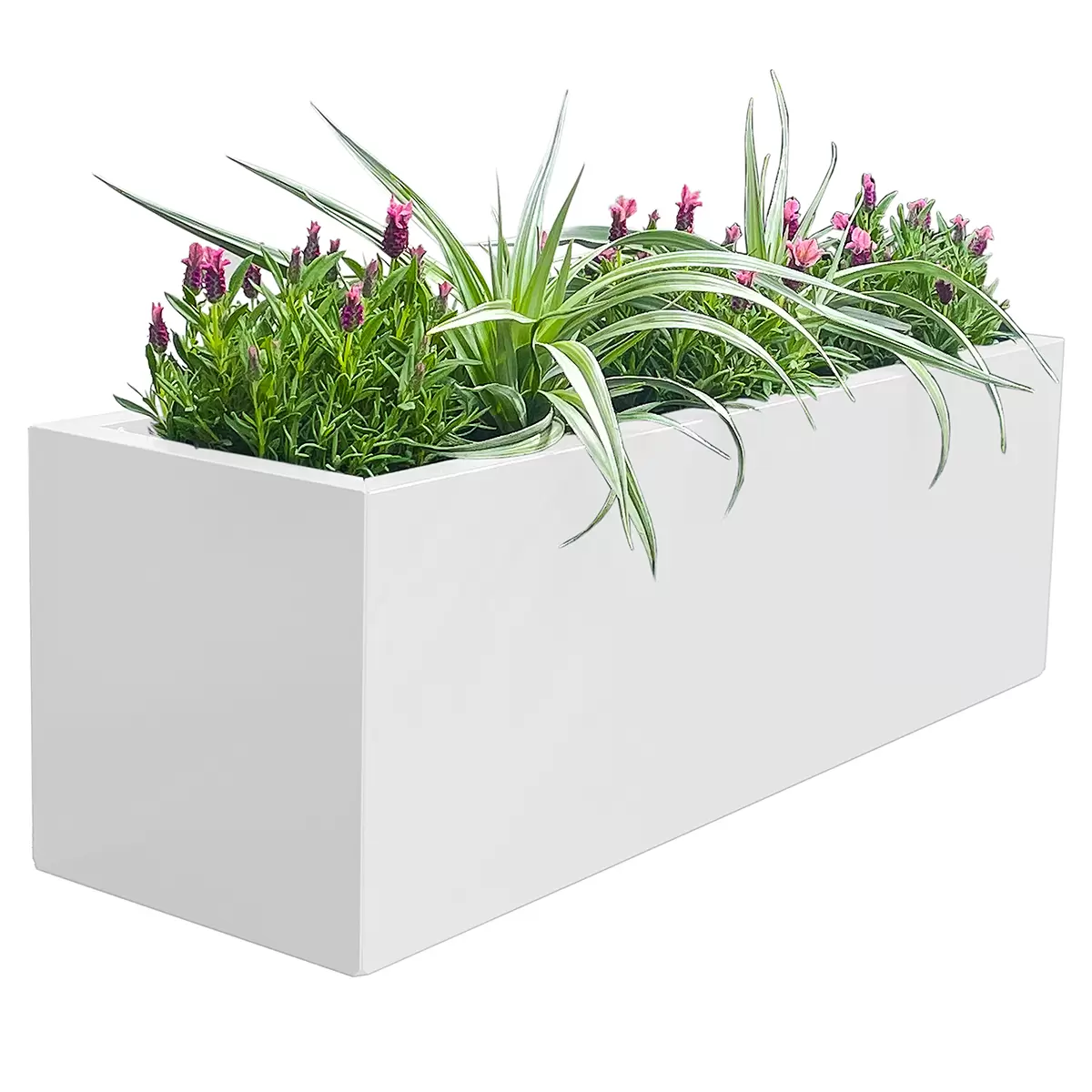 Greenlife Designer Planter Box 900L x 300W x 300H White