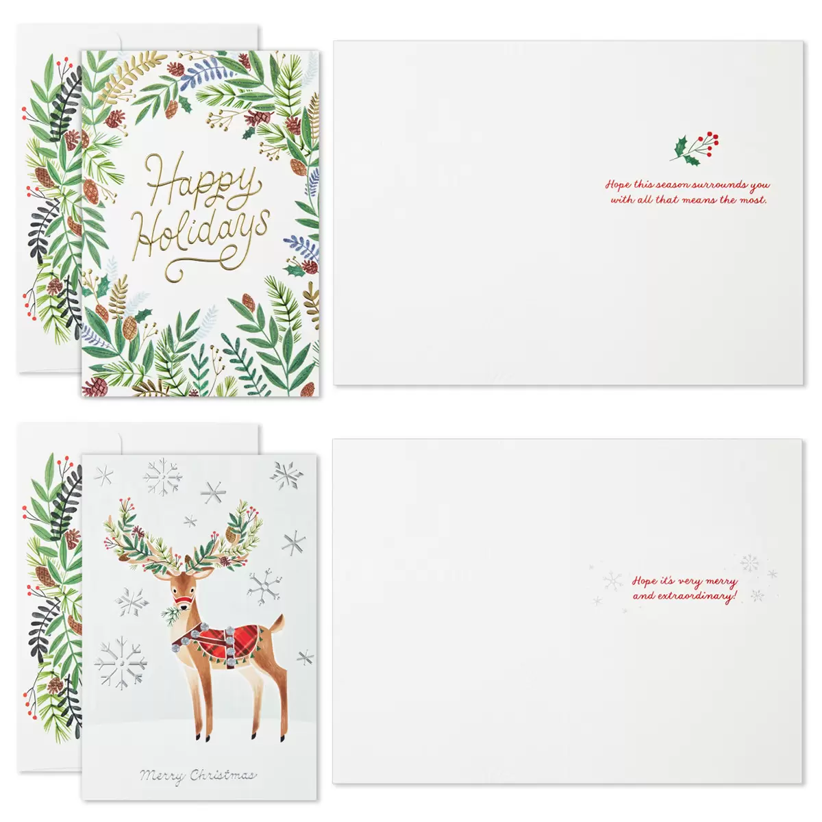 Hallmark Traditional Holiday Card Assortment 40 Pack