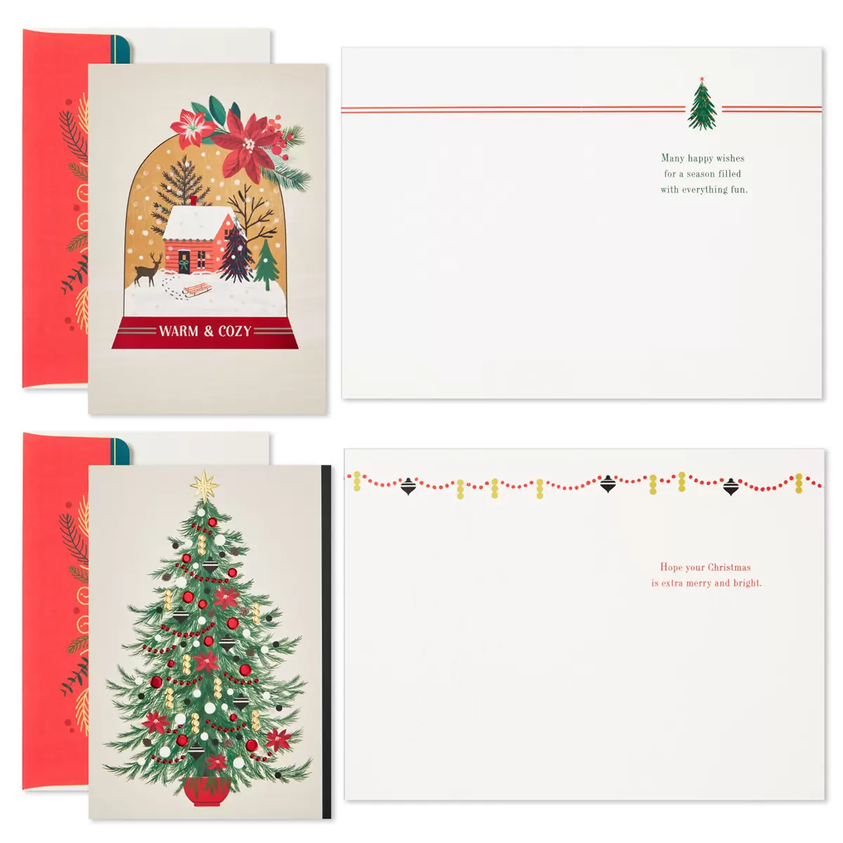 Hallmark Traditional Holiday Card Assortment 40 Pack