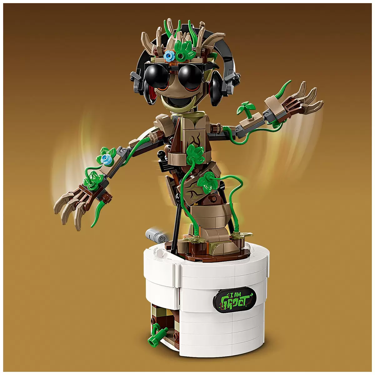 LEGO Marvel Dancing Groot Buildable Animated Toy 76297