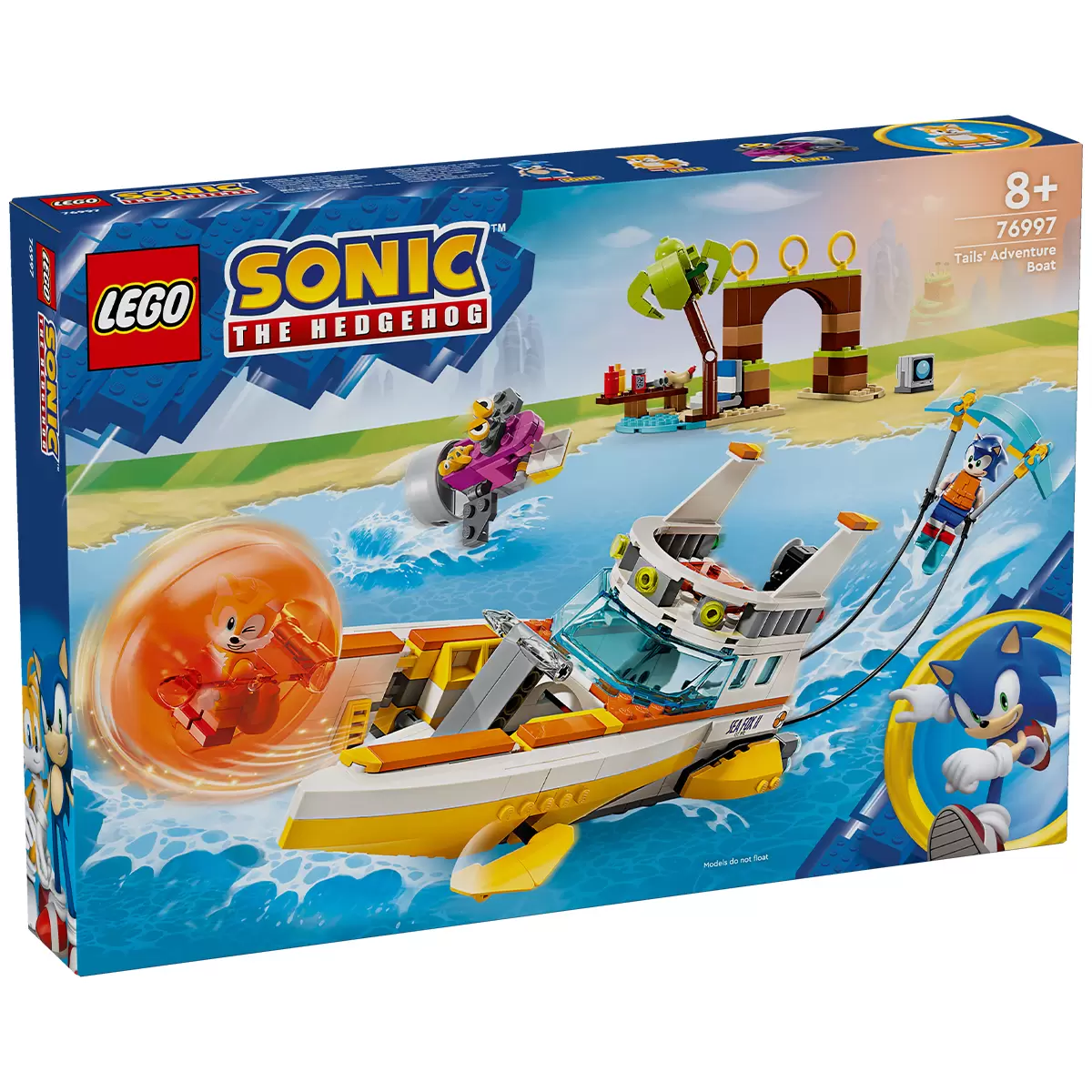 LEGO Sonic the Hedgehog Tails’ Adventure Boat Toy 76997