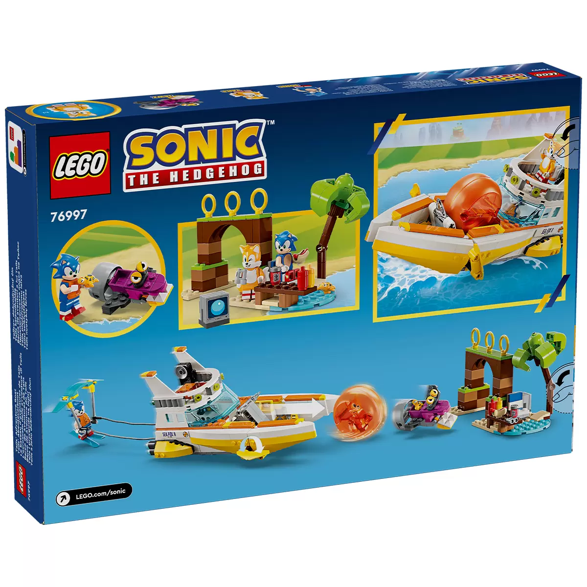 LEGO Sonic the Hedgehog Tails’ Adventure Boat Toy 76997