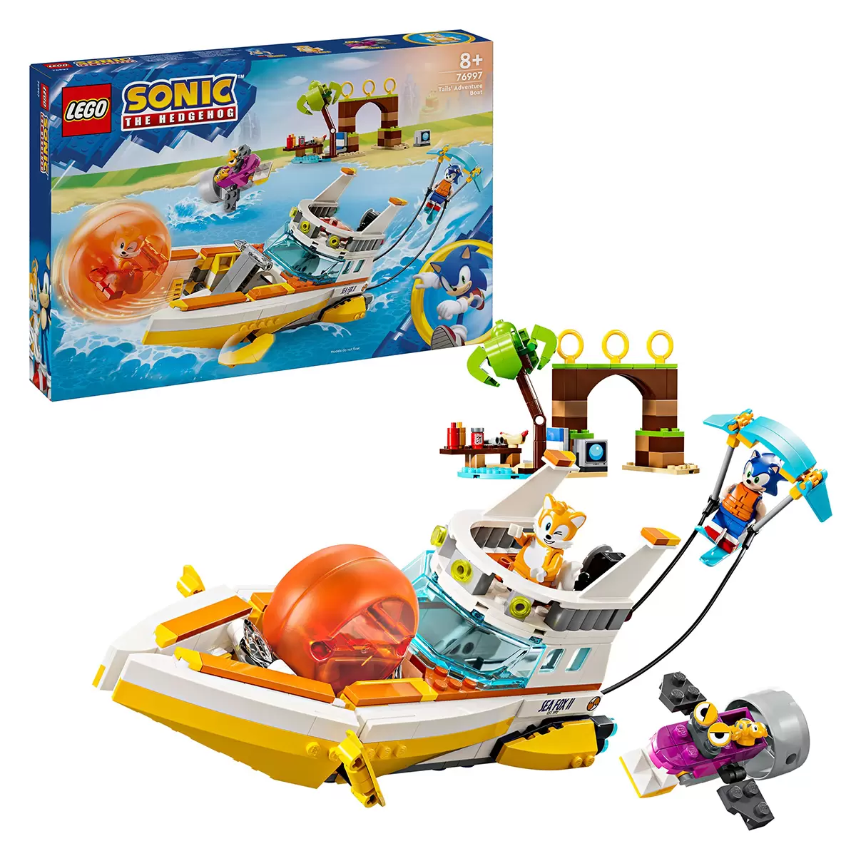 LEGO Sonic the Hedgehog Tails’ Adventure Boat Toy 76997