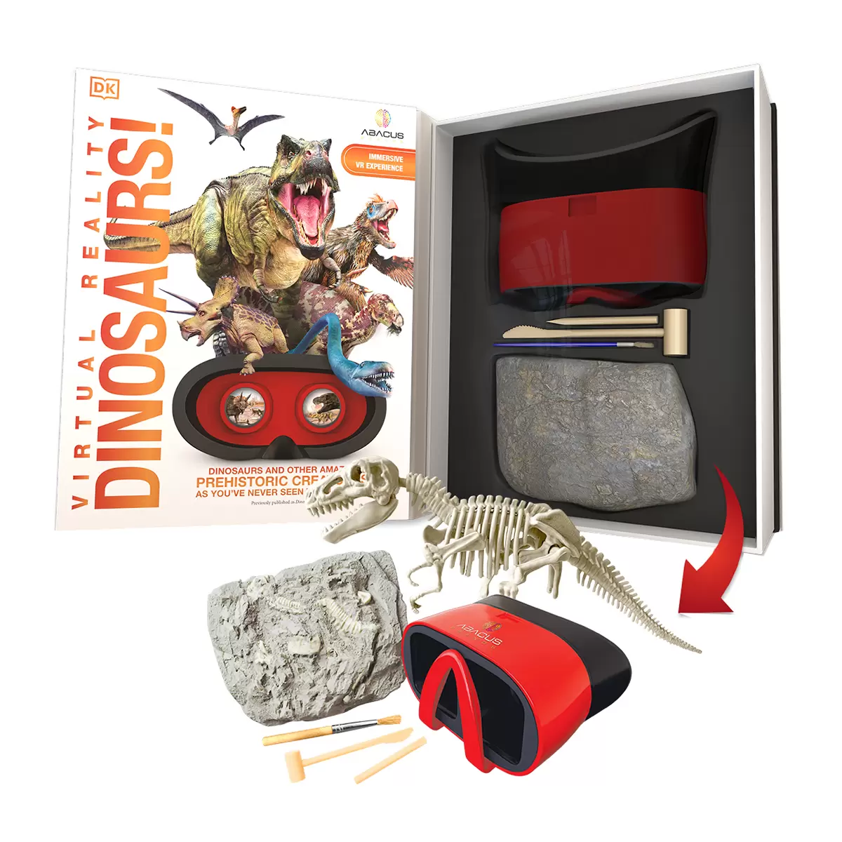 Abacus Virtual Reality Gift Box Dinosaurs">