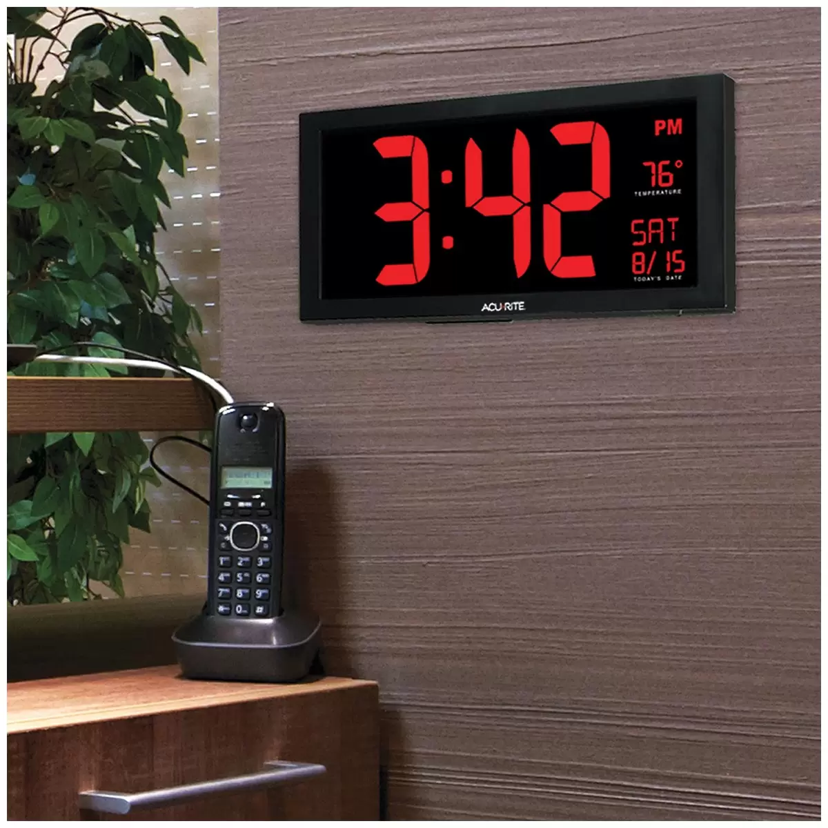 Acurite Digital Clock with Indoor Temperature