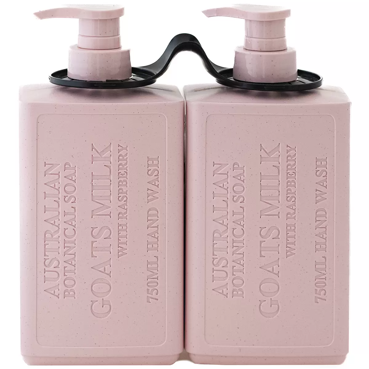 Australian Botanical Soap Hand Wash 2 x 750ml Goats Milk With Raspberry