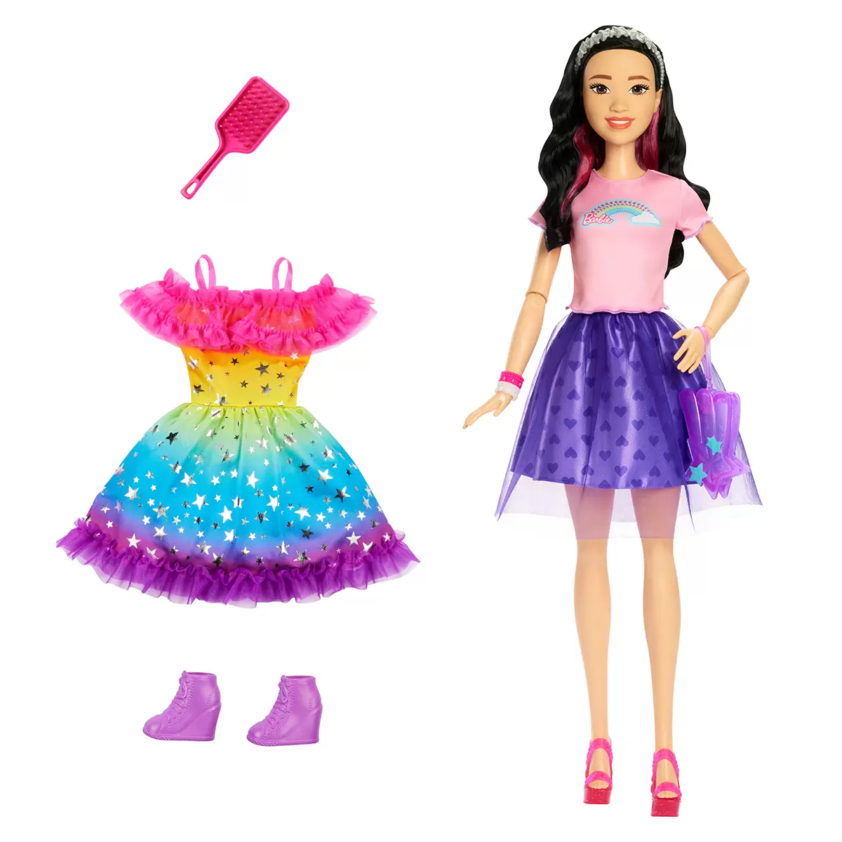 Barbie Large Doll With Accessories Set