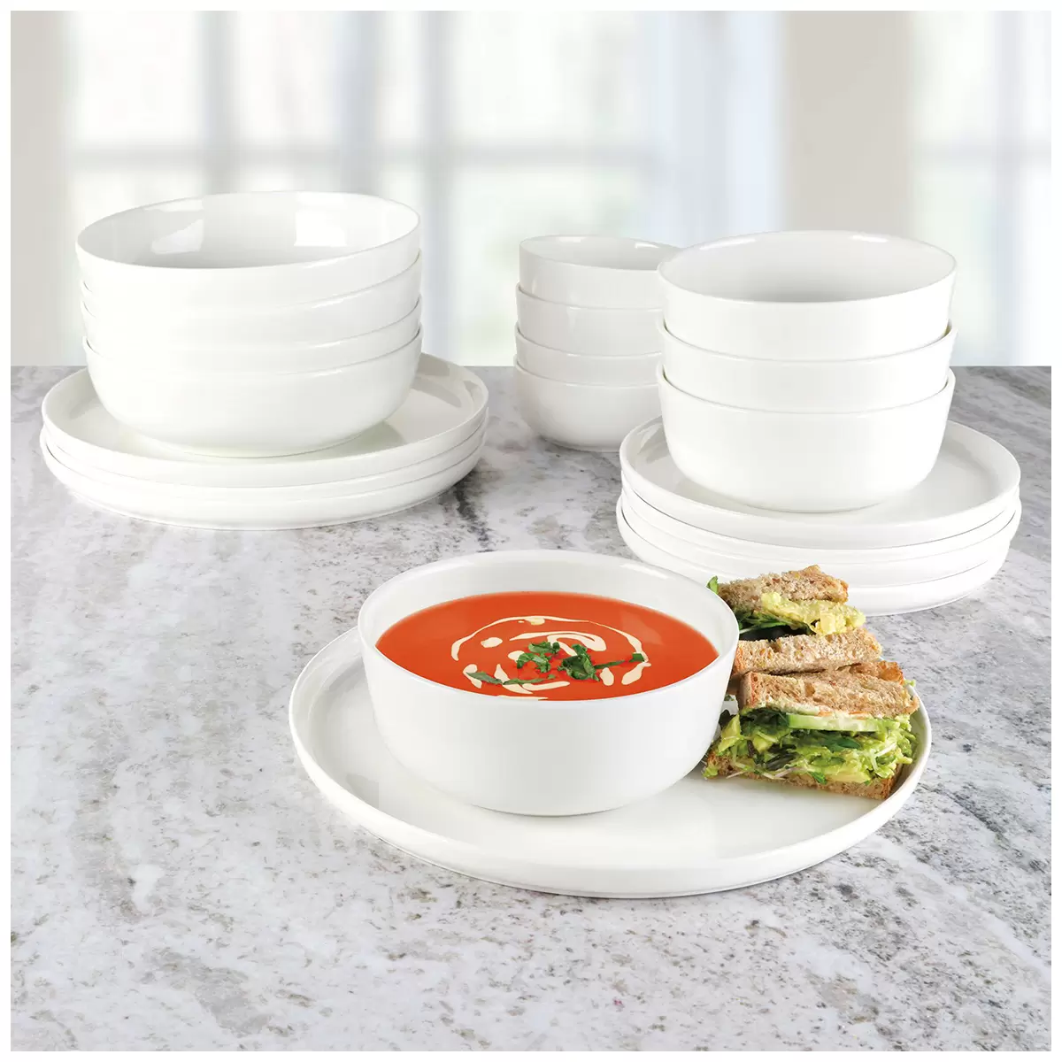 Mikasa Samantha Bone China Dinnerware 20 Piece Set