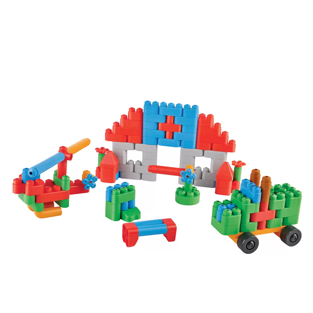 PolyM Building Block 128 Piece Set