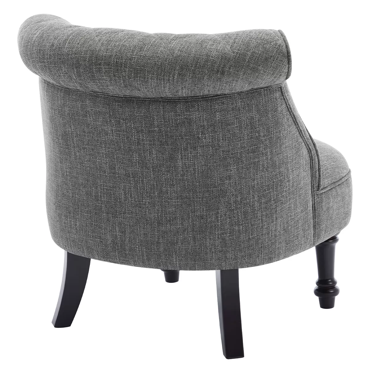 Slipper Accent Chair Dark Grey