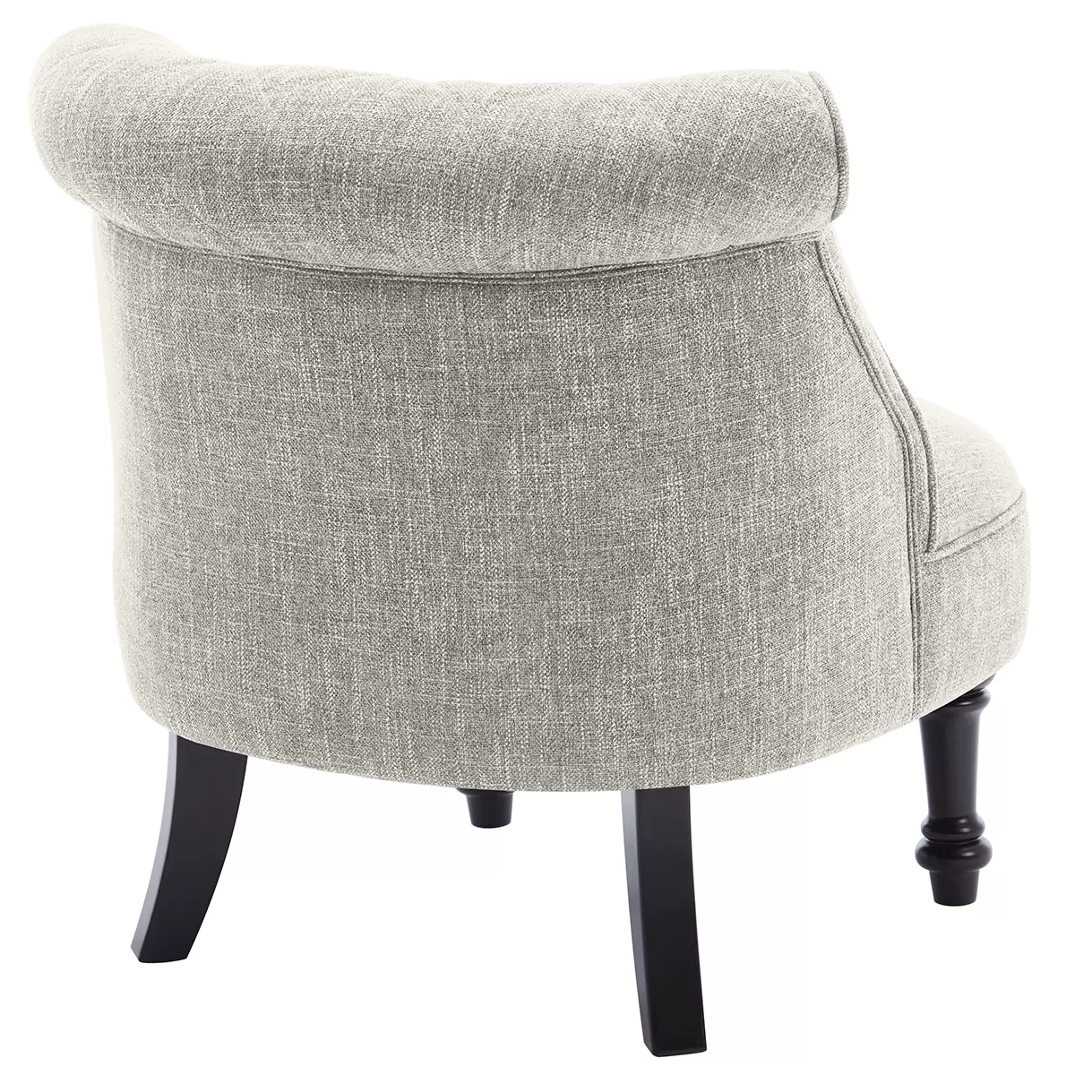 Slipper Accent Chair Light Grey