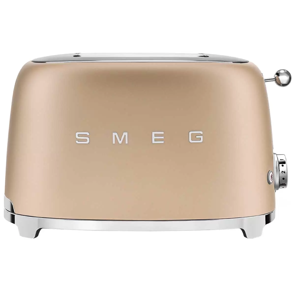 Smeg 50's Style Toaster 2 Slice Matte Champagne TSF01CHMAU