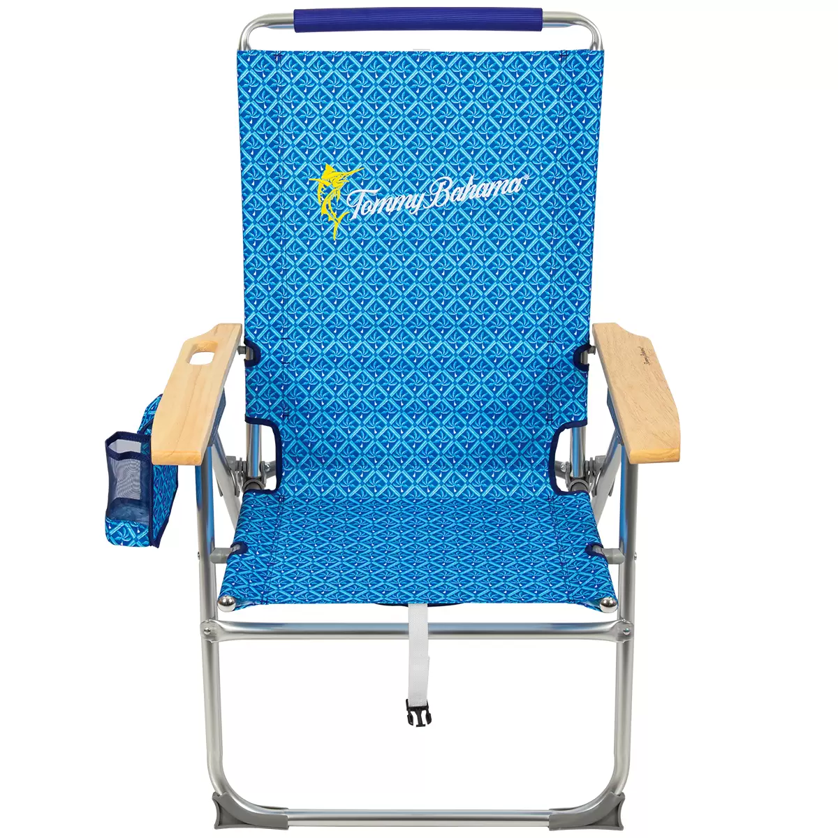 Tommy Bahama Hi-Boy Beach Chair Blue Palm